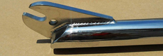 700c steel chrome fork